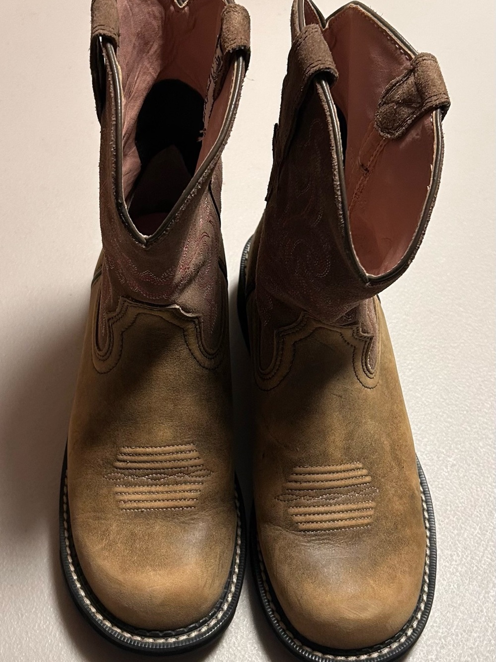 Ariat Women's Fatbaby Western Boot in Brown Bomber - Size 9 - Picture 4 of 9